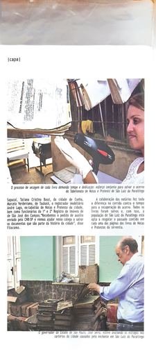 A secagem de cada livro, folha por folha