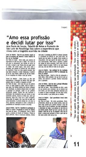 Entrevista com a tabeliã Ana Paula de Souza